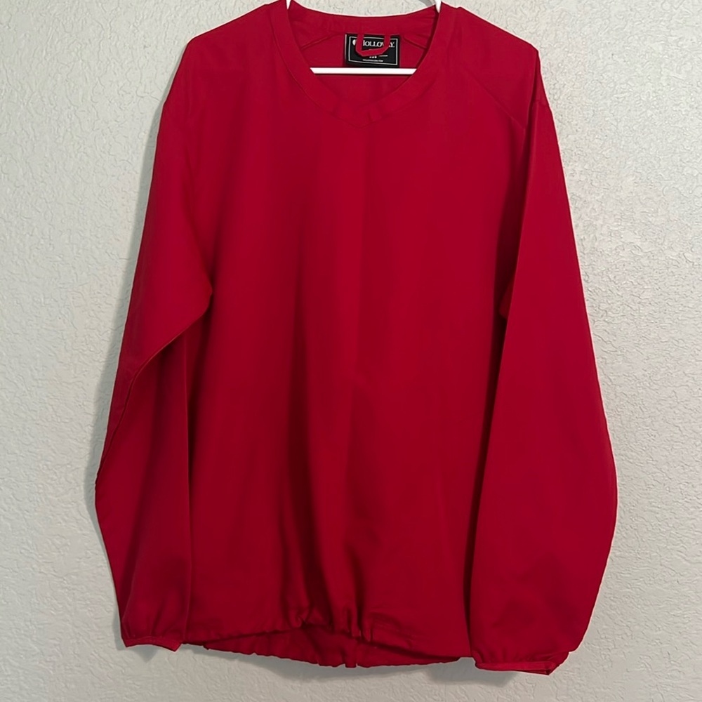 NWOT Mens Medium Red Holloway Long Sleeve Cage Jacket